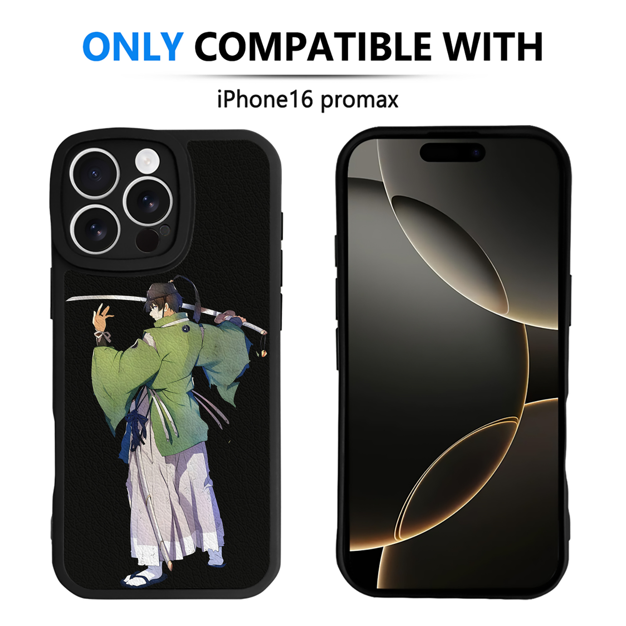（画像用） 刀剣乱舞 Touken Ranbu 【iPhone 16シリーズ対応】シリコンスマホケース（レザー調） 材質：シリコン